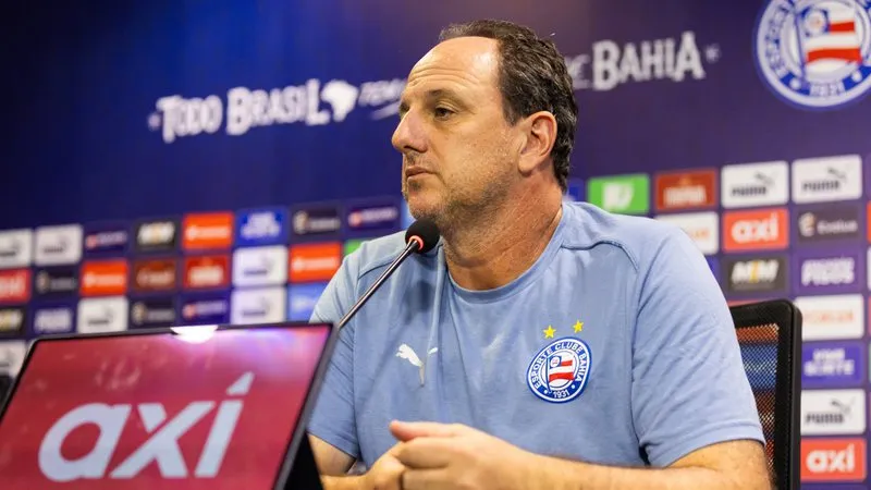 Em coletiva pós-jogo, Rogério Ceni teceu duras críticas ao árbitro de Bahia x Corinthians / Foto: Letícia Martins/EC Bahia